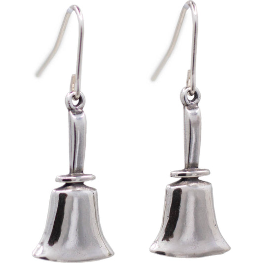 Handbell Earrings - Sterling Silver