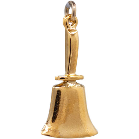 Handbell Charm - Gold Vermeil