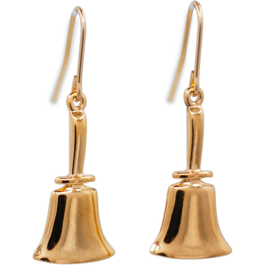 Handbell Earrings - Gold Vermeil