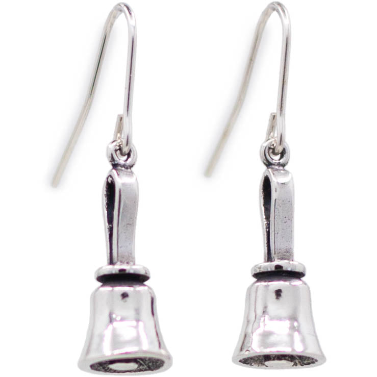 Handbell Earrings - Sterling Silver