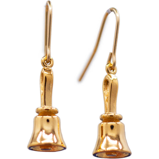 Handbell Earrings - Gold Vermeil