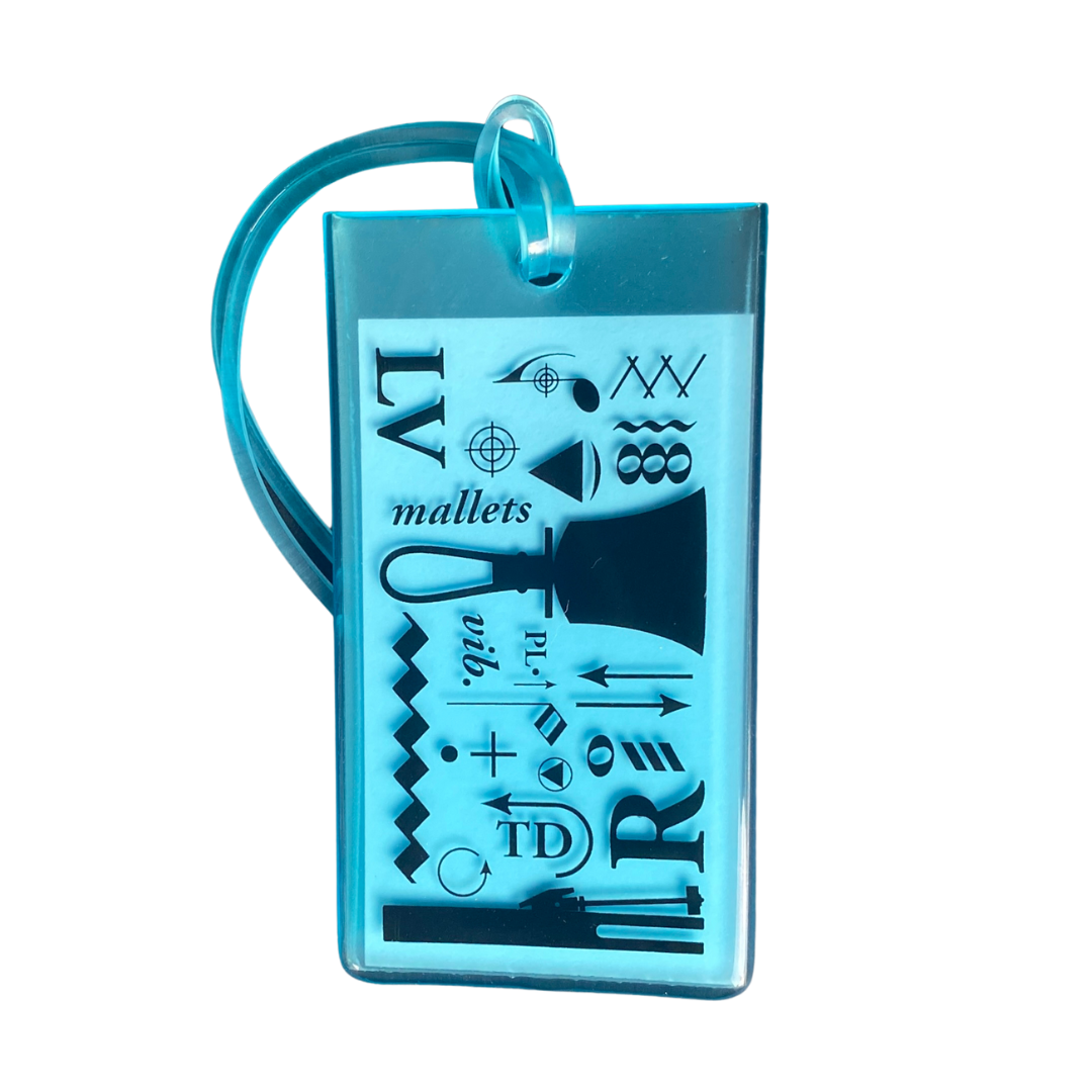 Luggage Tags for Handbell or Handchime Cases