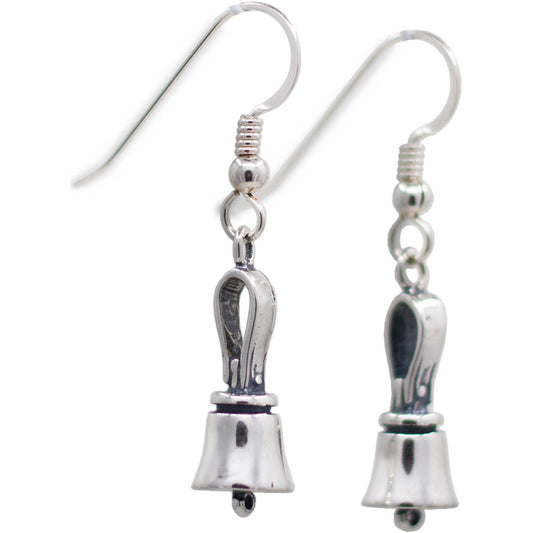 Handbell Earrings - Sterling Silver