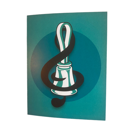 Set of 10 Handbell Notecards – Treble Clef and Bell