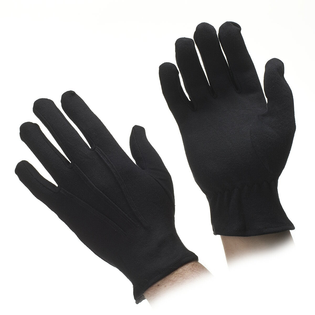 Black Cotton Handbell Performance Gloves Handbell Services