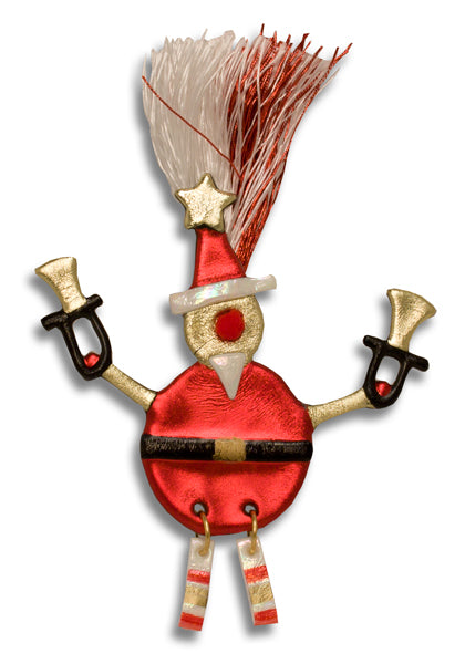 Wild Women Handbell Pin - Santa