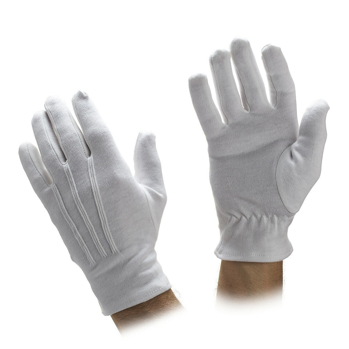 White Performance Gloves - Handbell Services